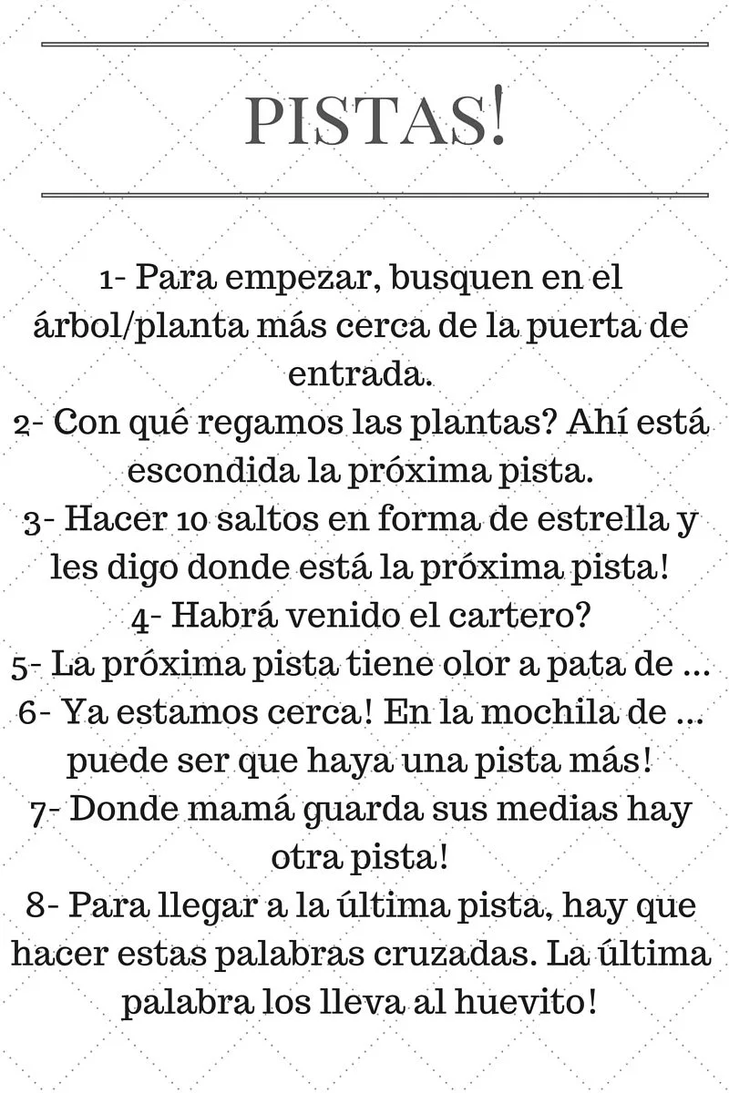 En este momento estás viendo Regalo Con Pistas